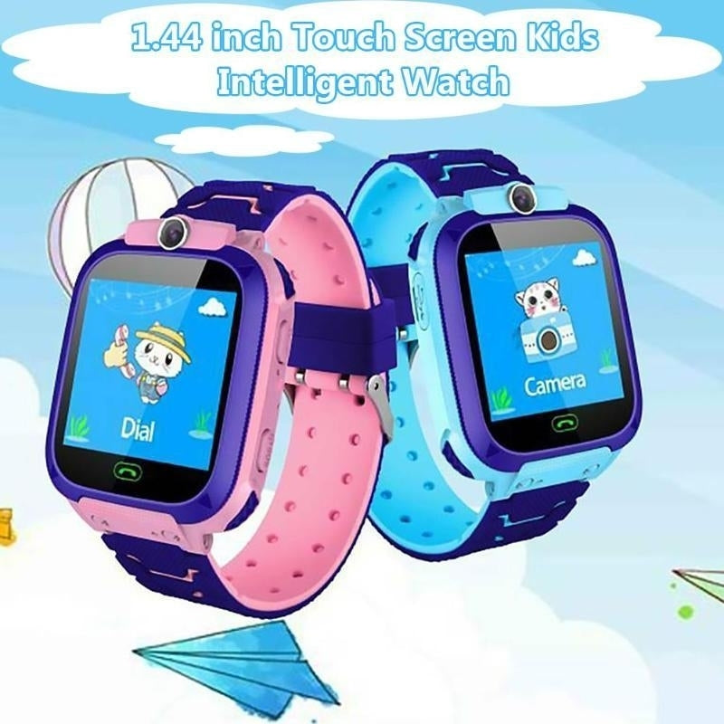 1.44 Inch Kids Smart Watch Digital Waterproof Smartwatch with Camera LBS Location for IOS Android Image 2
