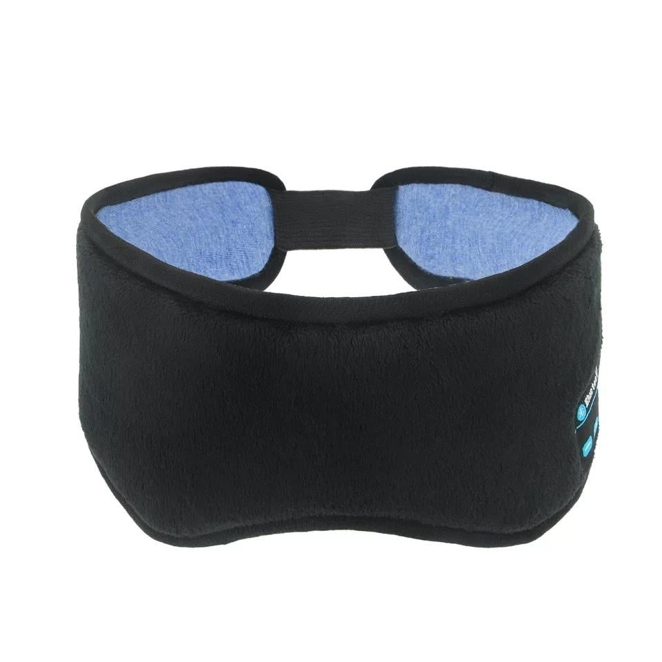 Bluetooth Sleeping Eye Mask Music Headset / Wireless Sports Music Headband with Built-In Speakers Microphone for Travel Image 7