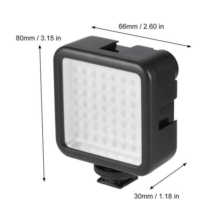 W49 LED Video Light Mini Portable Camera Lights 800lm 6000K Pocket Size Photographic Lighting for Camera Photography Image 6