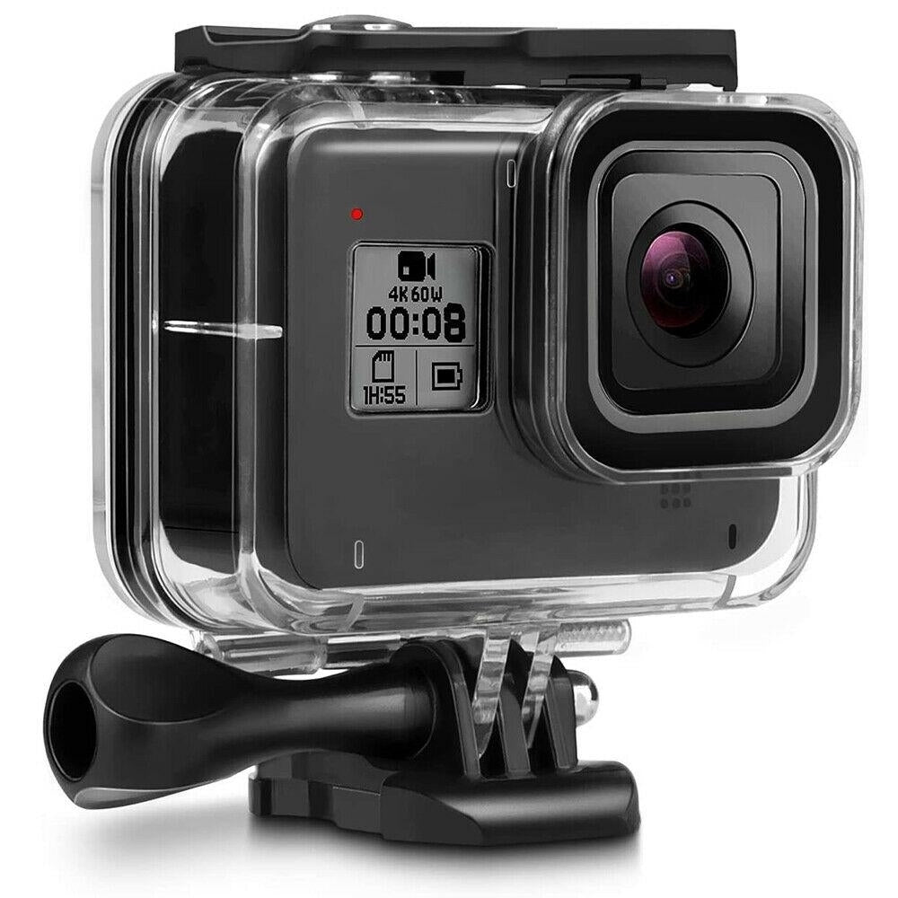 Waterproof Housing Case for GoPro Hero 8 Black Underwater Protective Shell with Bracket Up To 196ft/60M Image 2