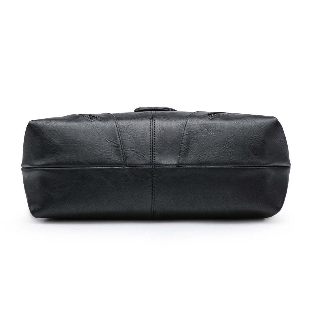Hobo Handbags for Women Large Satchel Tote Ladies Shoulder Bag Buckle Roomy Purses PU Leather Image 9