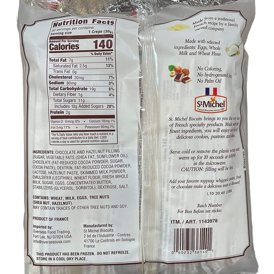 St. Michel Chocolate French Crepes21.2 Ounce (20 Count) Image 2
