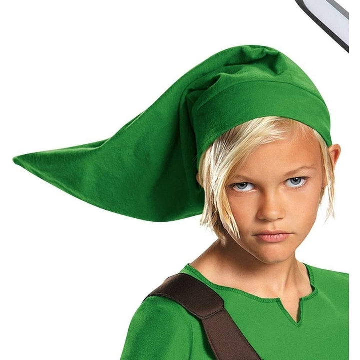 Legend of Zelda Link Classic Kids size L 10/12 Nintendo Character Costume Disguise Image 3