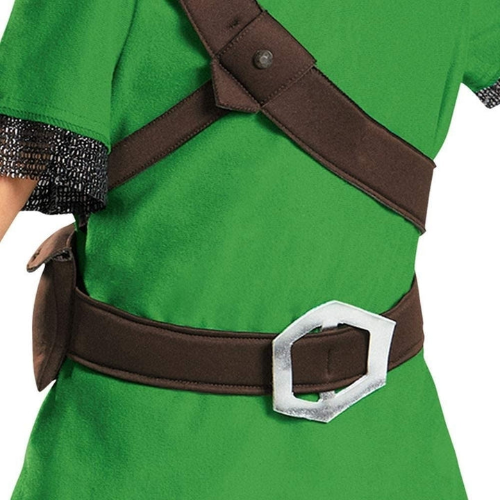 Legend of Zelda Link Classic Kids size L 10/12 Nintendo Character Costume Disguise Image 4