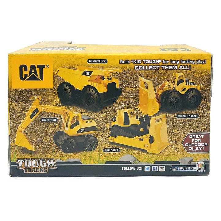 CAT Construction Crew Dump Truck Caterpillar Tough Tracks Indoor Outdoor Toy Play State Image 3
