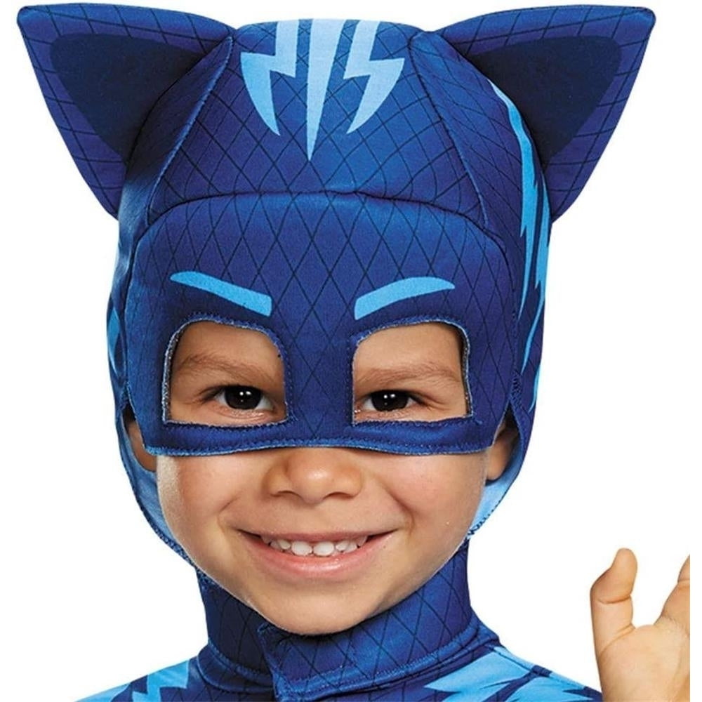 PJ Masks Catboy Boys size M 3T/4T Classic Costume Headpiece Outfit Disguise Image 4