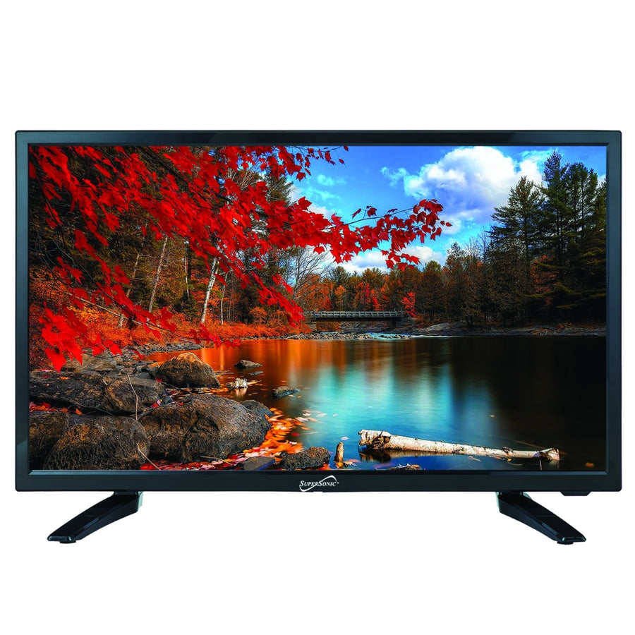 24" Supersonic 12 Volt ACDC Widescreen LED HDTV with USBSD Card Reader and HDMI (SC-2411) Image 1