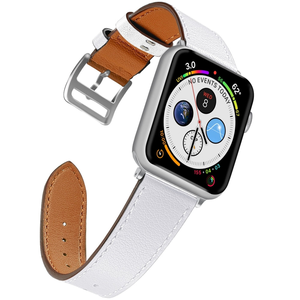 Naztech Leather Band for Apple Watch 38 and 40mm (LEATHER38-PRNT) Image 2