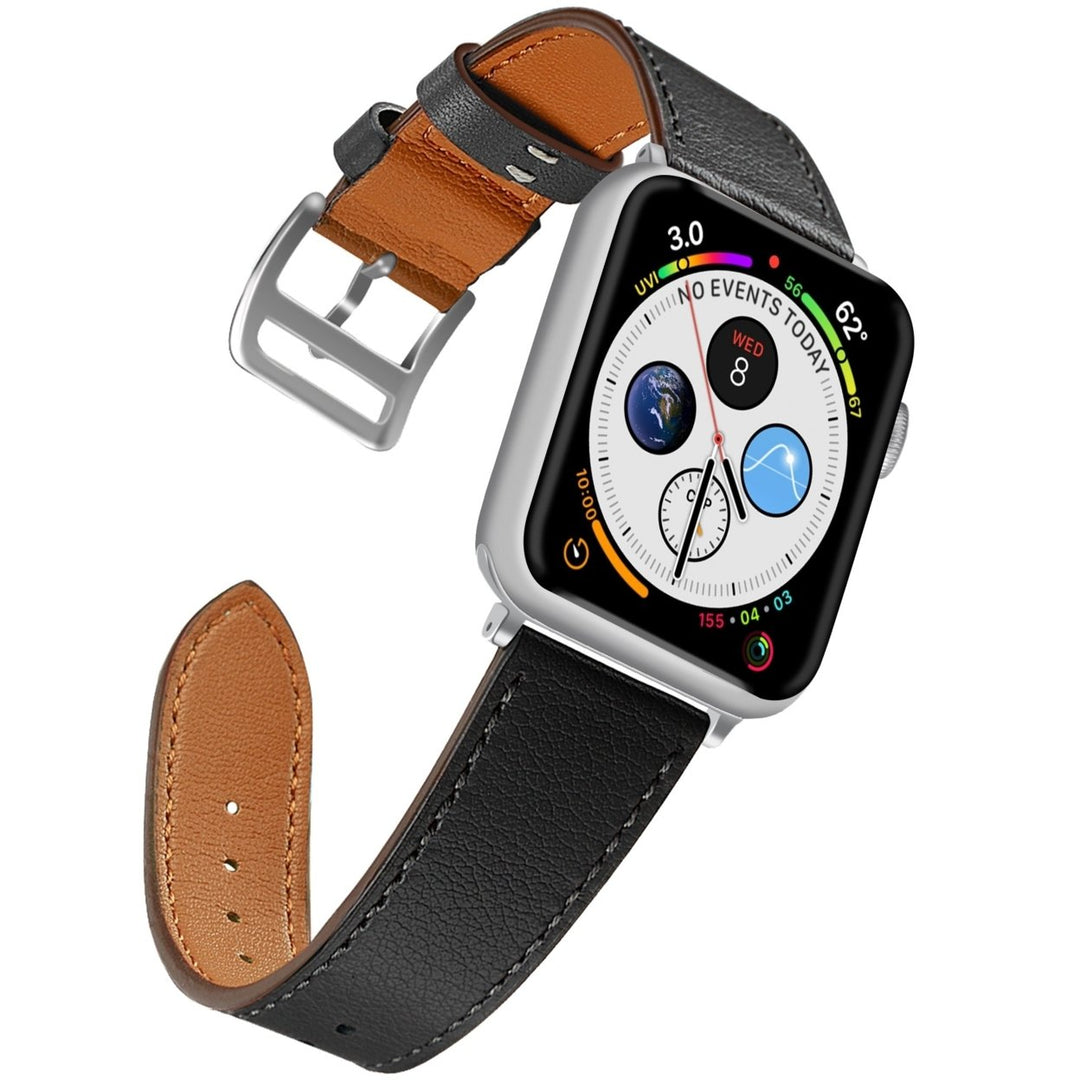 Naztech Leather Band for Apple Watch 42 and 44mm (LEATHER42-PRNT) Image 4