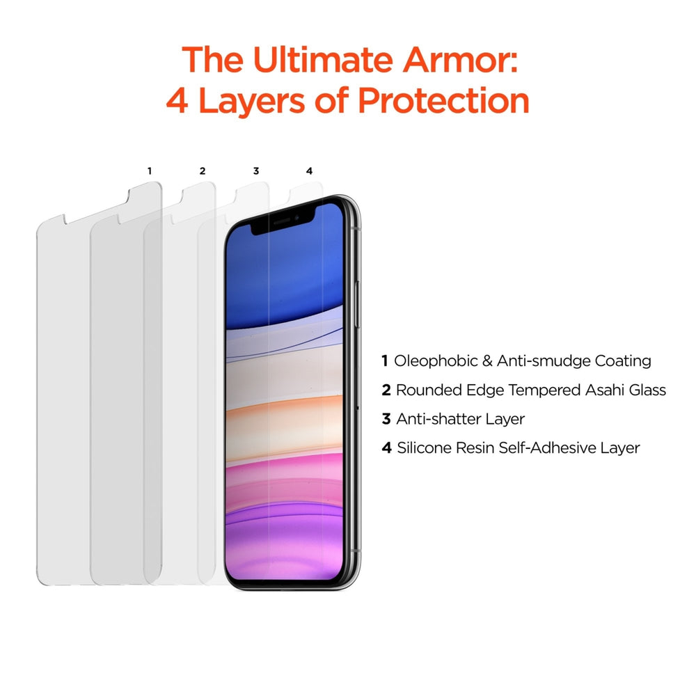 HyperGear HD Tempered Glass iPhone 11 Pro Max and XS Max - 2pck (15186-HYP) Image 2