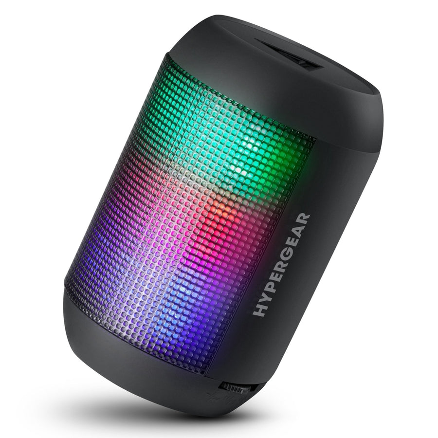 HyperGear Rave Mini Wireless LED Speaker Black (15077-HYP) Image 1