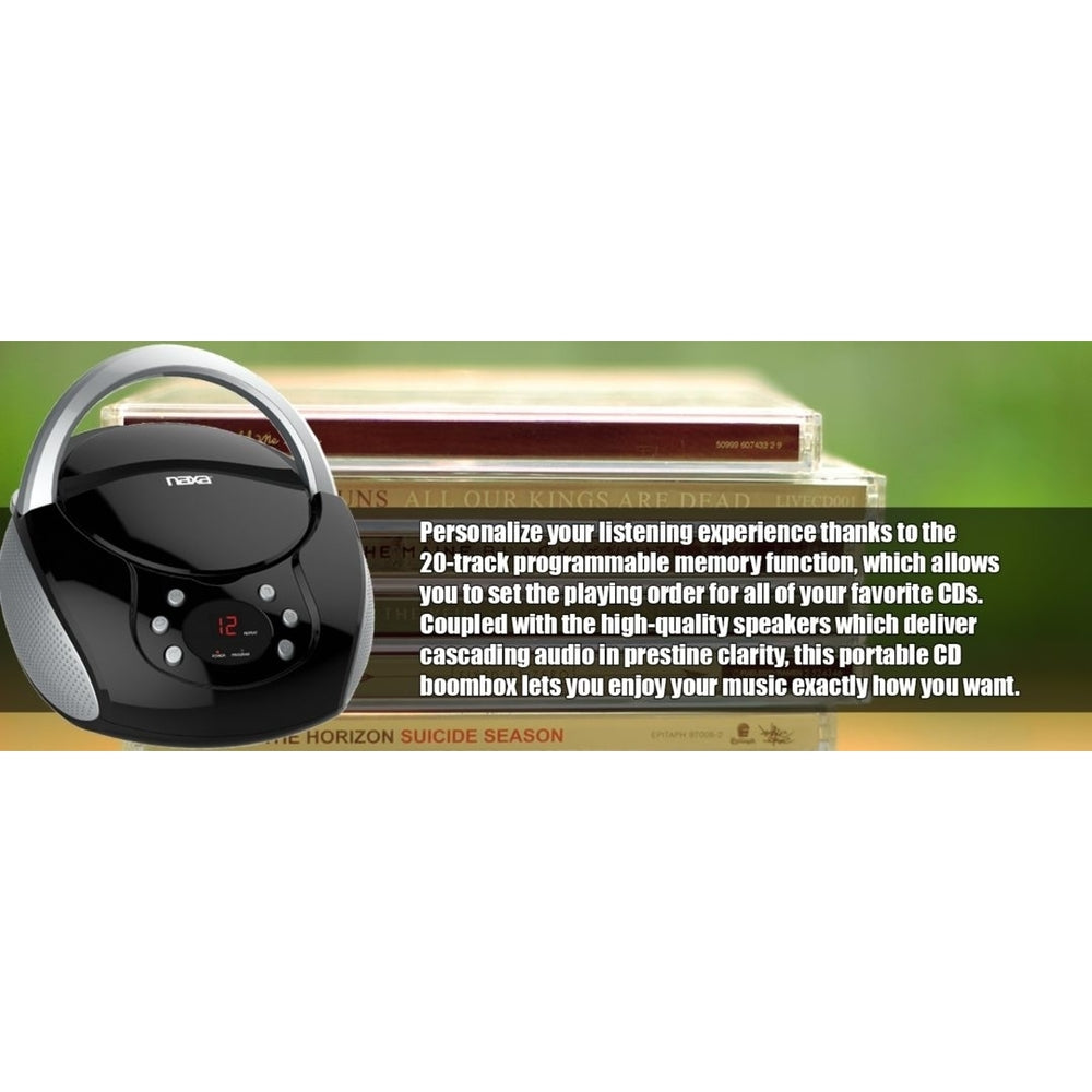 Portable CD Boombox (NPB-240) Image 2