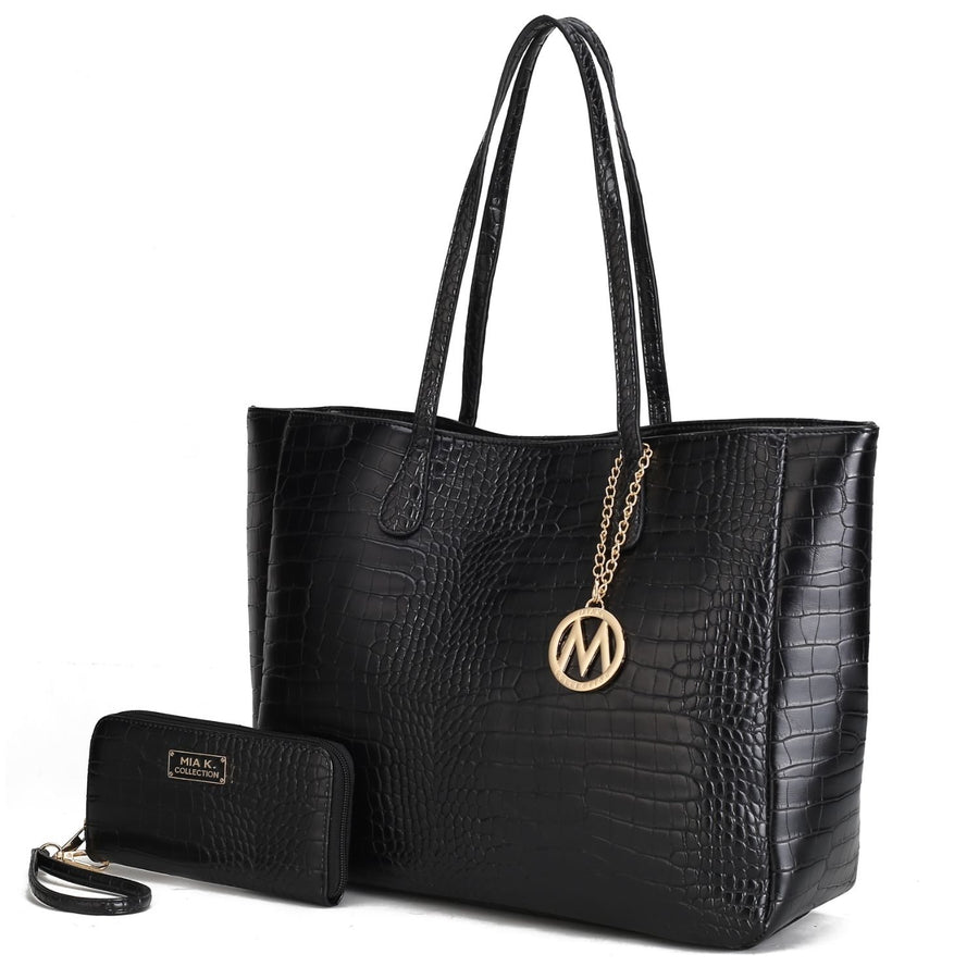 Sadie Oversize Tote Handbag and Wallet Set Image 1