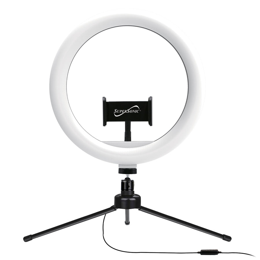 PRO Live Stream 10 LED Table Top Selfie Ring Light (SC-1210SR) Image 1
