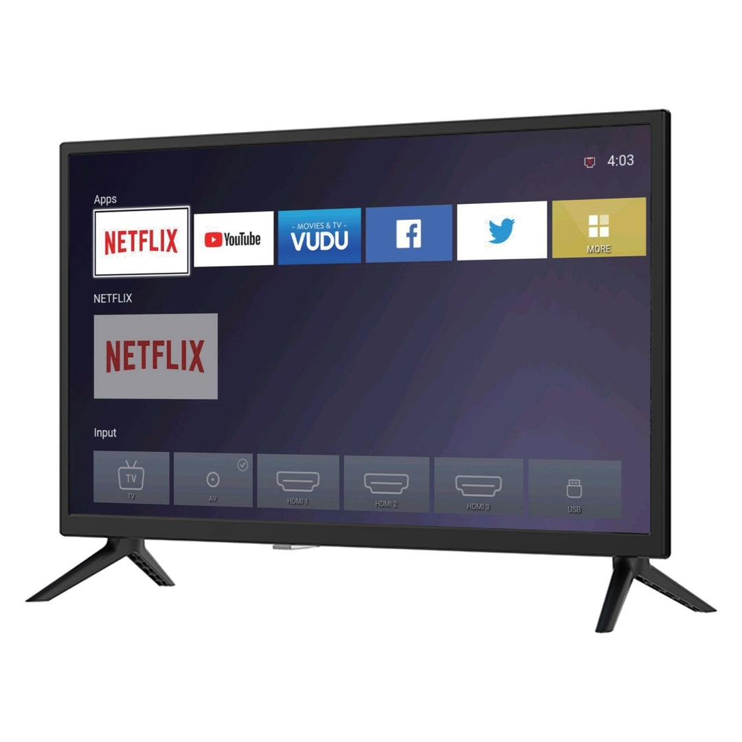 24" Supersonic Smart 12V ACDC Compatible HDTV DLED HD WiFi with 3 HDMI Inputs and 2 USB Inputs (SC-2416STV) Image 4