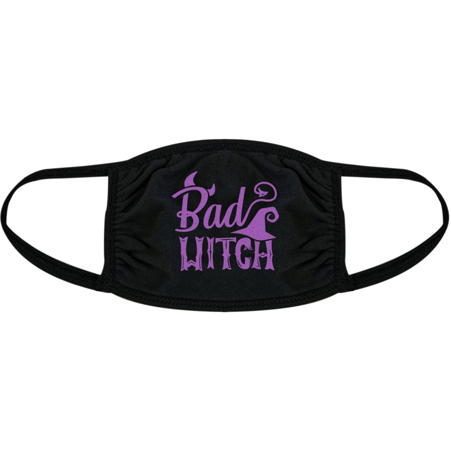 Bad Witch Face Mask Funny Spooky Halloween Party Nose And Mouth Covering Image 1