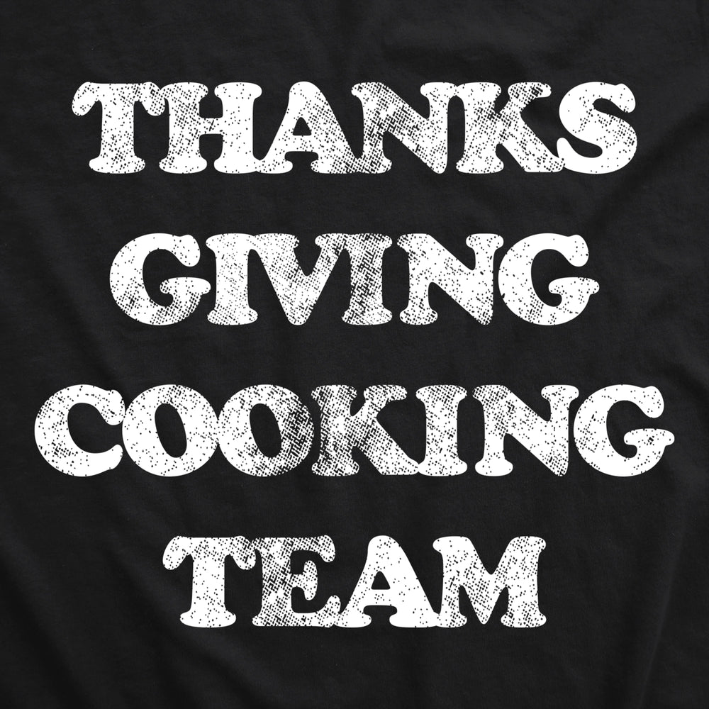 Thanksgiving Cooking Team Cookout Apron Funny Turkey Day Dinner Chef Kitchen Smock Image 2