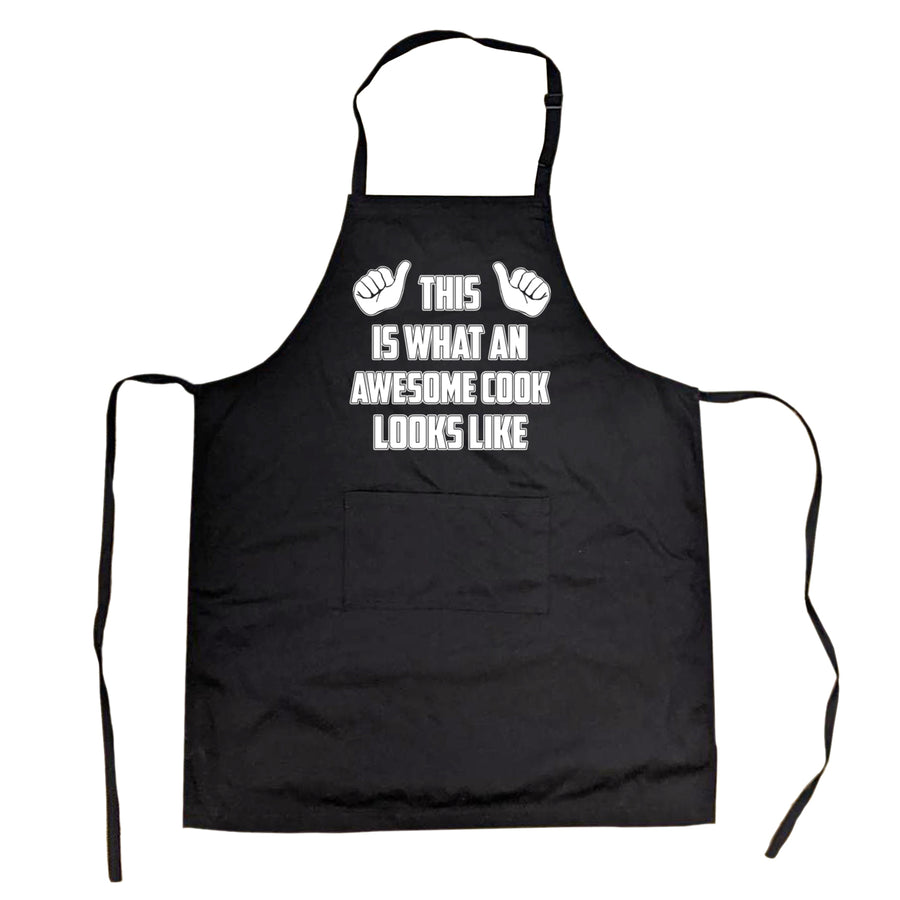 Cookout Apron This Is What Awesome Looks Like Cooking Baking Smock Image 1