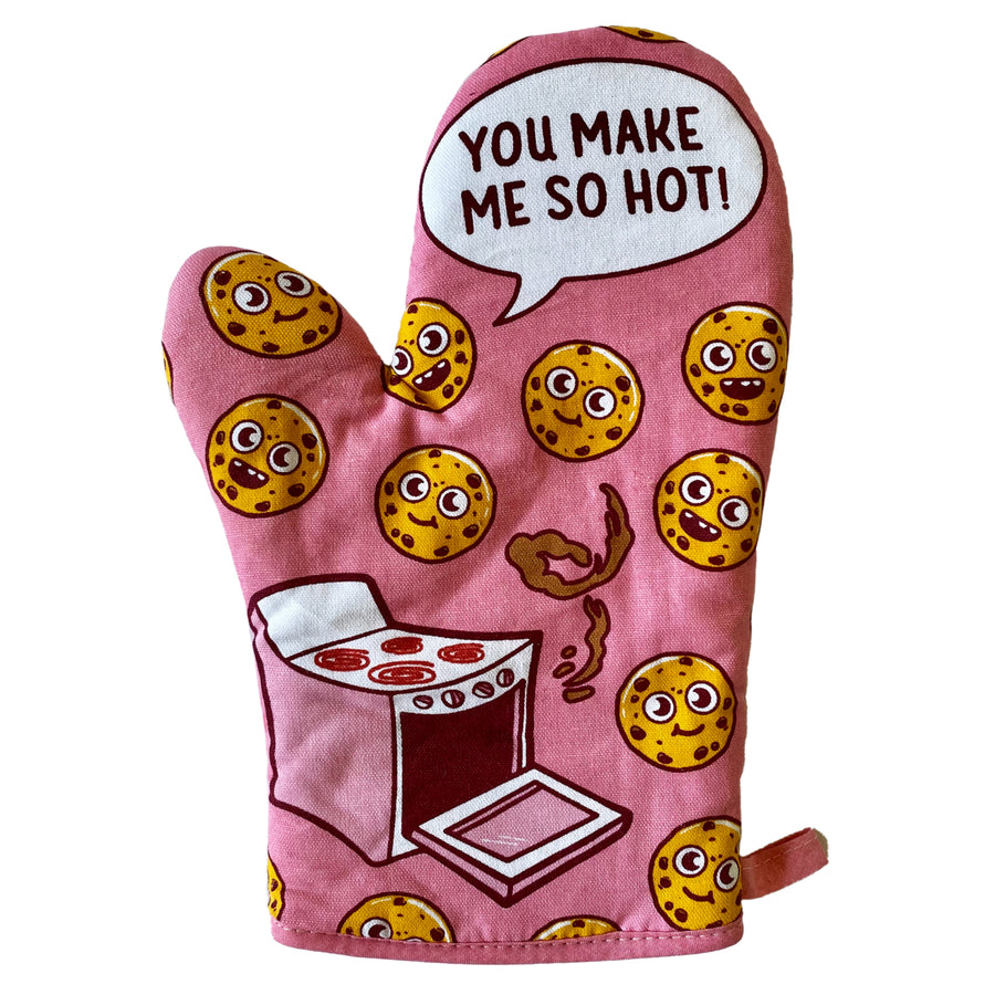 You Make Me So Hot Oven Mitt Funny Baking Cookies Novelty Kitchen Glove Image 1