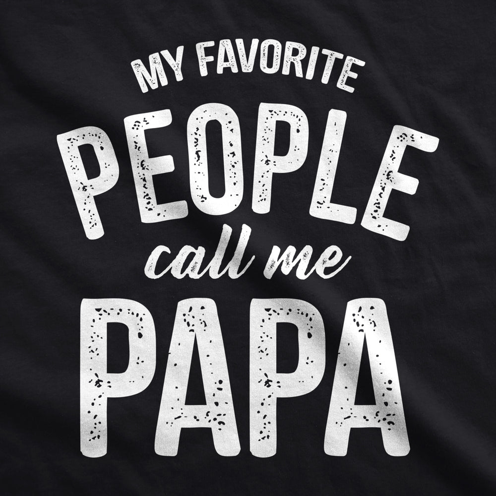 My Favorite People Call Me Papa Face Mask Funny Fathers Day Graphic Nose And Mouth Covering Image 2