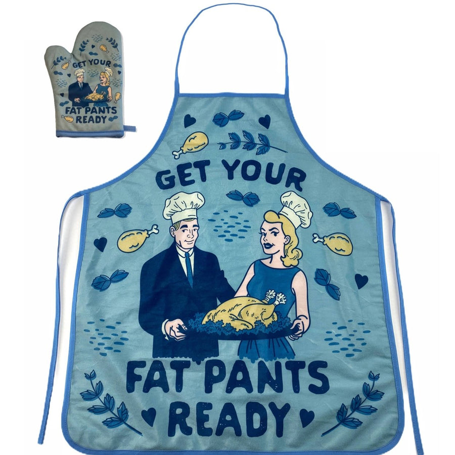 Get Your Fat Pants Ready Funny Thanksgiving Dinner Graphic Kitchen Accessories Image 1