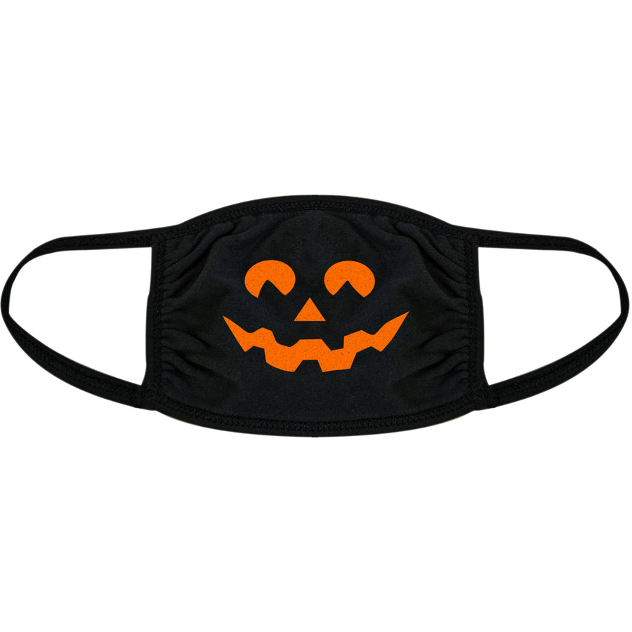 Jack O Lantern Face Mask Funny Halloween Pumpkin Nose And Mouth Covering Image 1