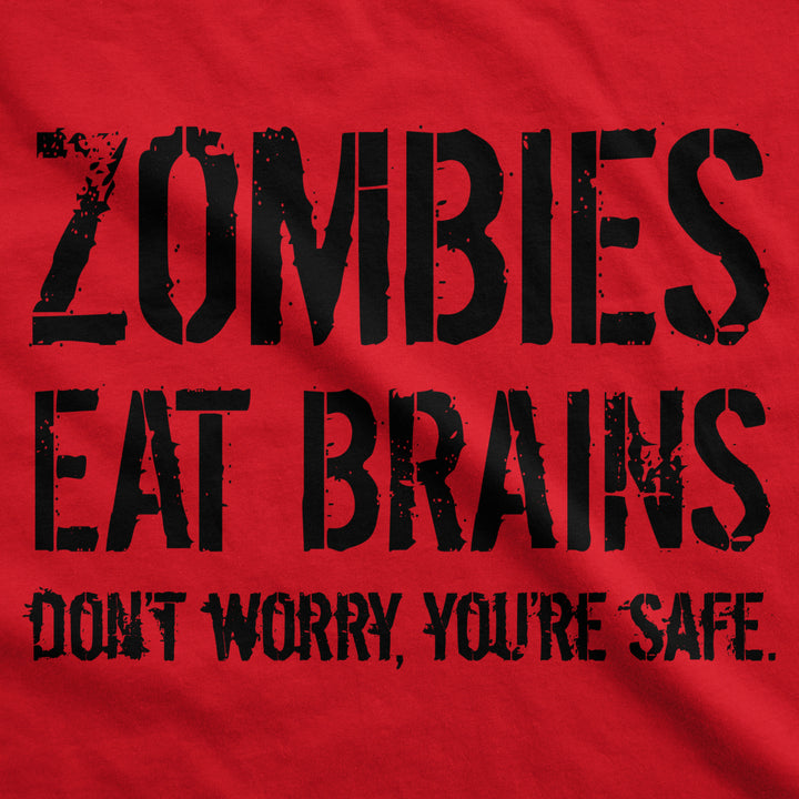 Youth Zombies Eat Brains Shirt Funny T Shirt Living Dead Halloween Outbreak Tee Image 4