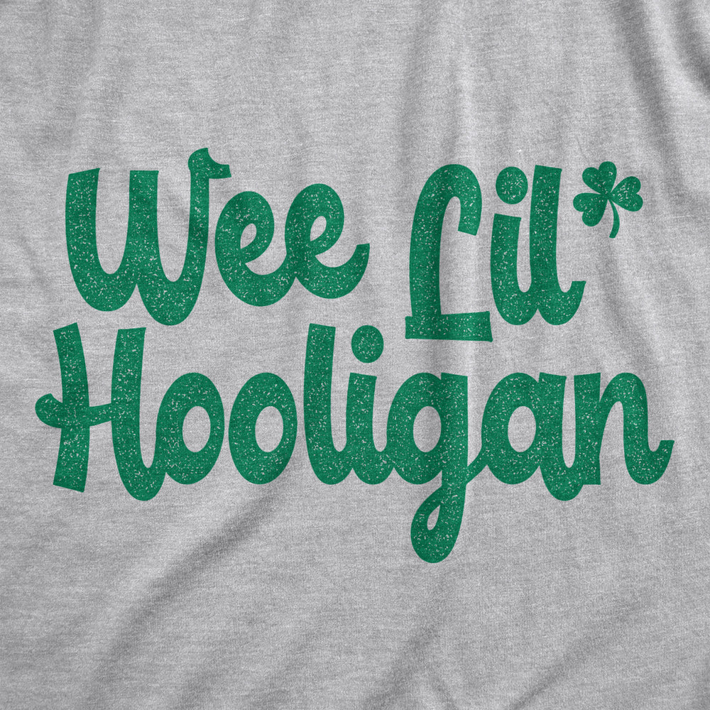 Creeper Wee Lil Hooligan T Shirt Funny Saint Patricks Day Baby Gift St Patty Tee Image 2