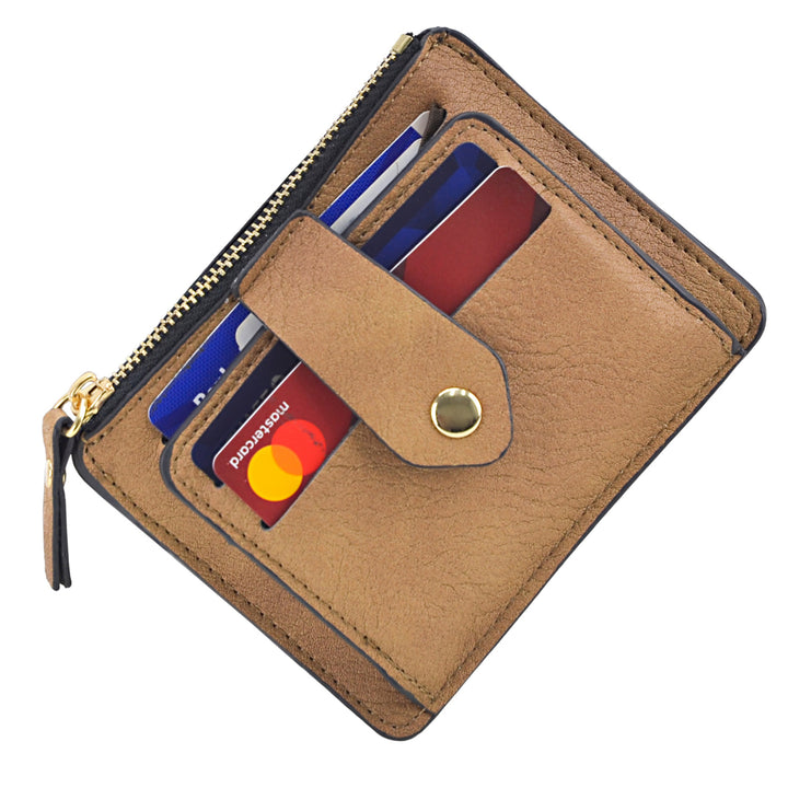 Wallet coin purse with multiple card slots unisex style Image 7