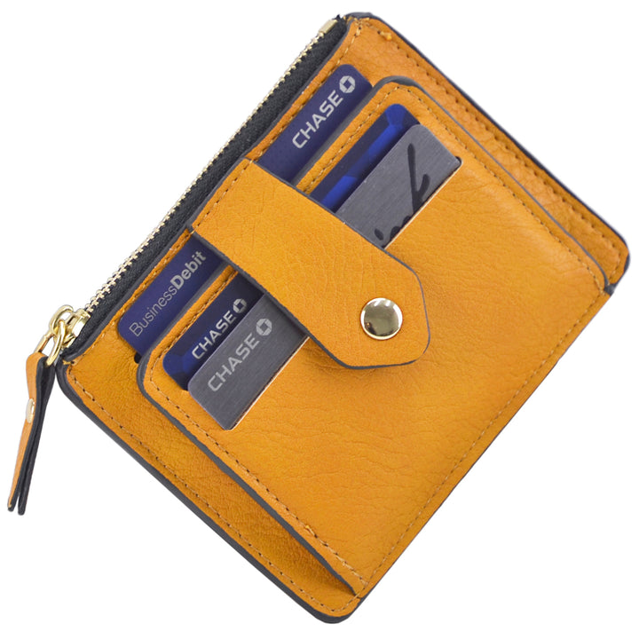 Wallet coin purse with multiple card slots unisex style Image 9