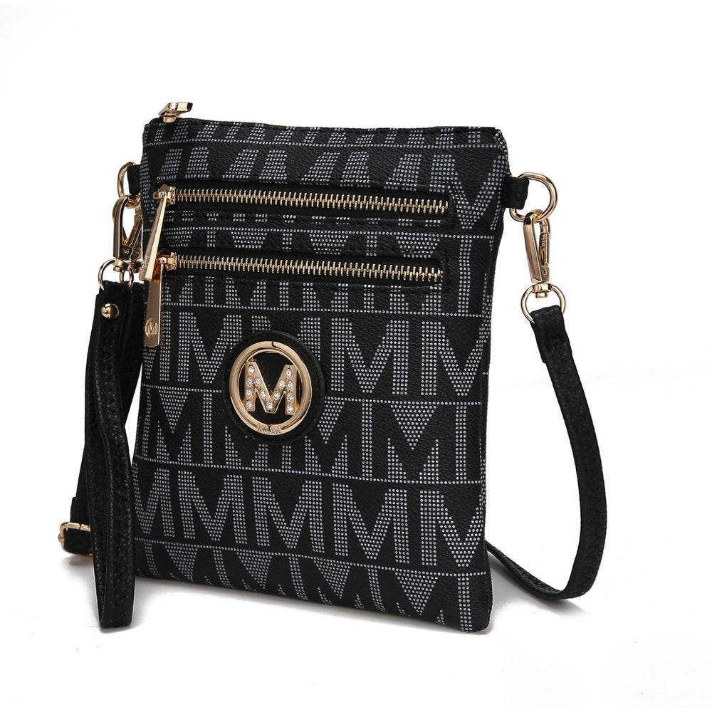 MKF Collection Charley Milan M Signature Crossbody Handbag by Mia K Image 2