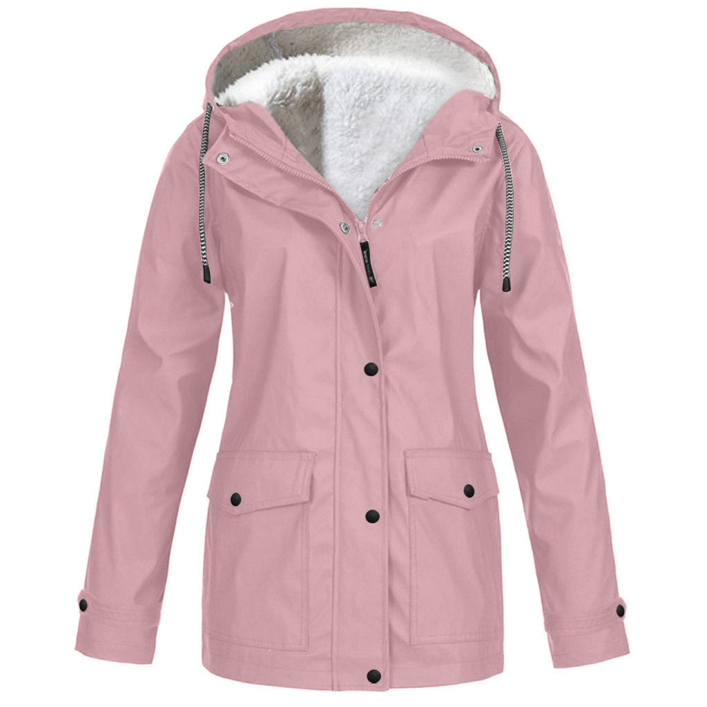 Winter Velvet Jacket Outdoor Mountaineering Suit Image 3