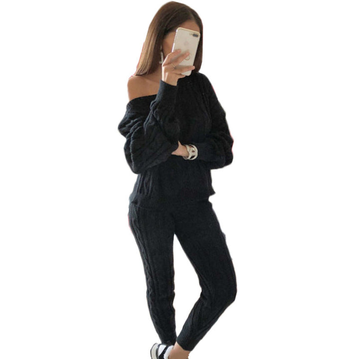 Womens Solid Color Suit Sweater Image 6
