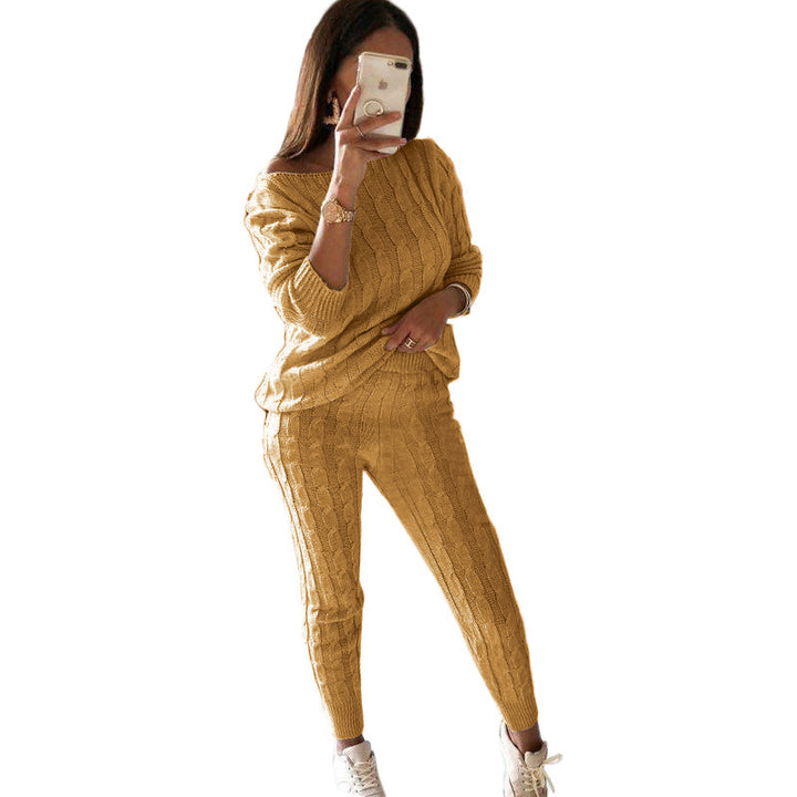Womens Solid Color Suit Sweater Image 7