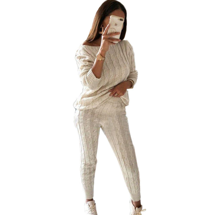 Womens Solid Color Suit Sweater Image 9