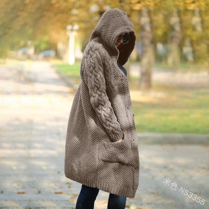 Hooded Sweater Womens Image 1
