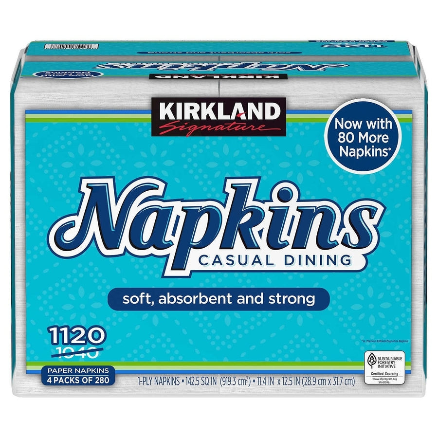 Kirkland Signature Napkin1-Ply280 Count (Pack of 4) Image 1