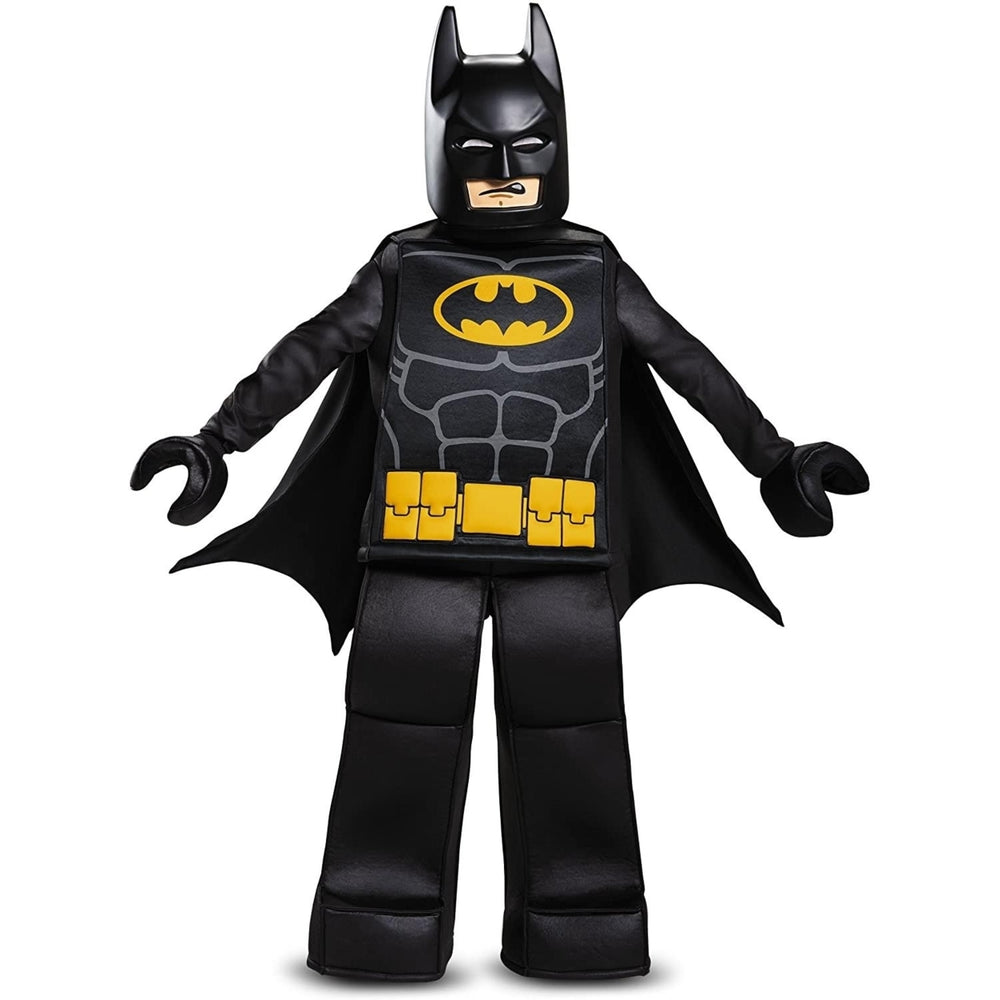 Batman Lego Movie Prestige size L 10/12 DC Universe Boys Costume Disguise Image 2
