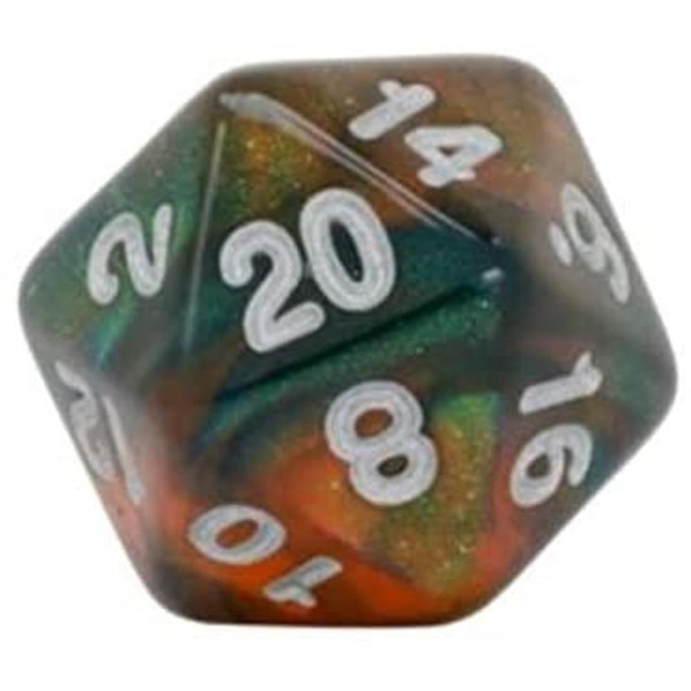 Sirius Dice Persimmon Punch 7ct Set Polyhedral Roleplaying Accessory Image 2