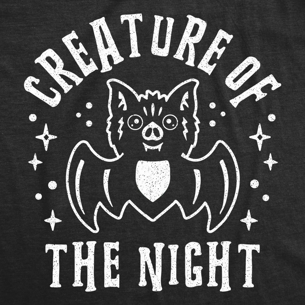Creature Of The Night Baby Bodysuit Funny Cute Halloween Bat Graphic Jumper For Infants Image 2