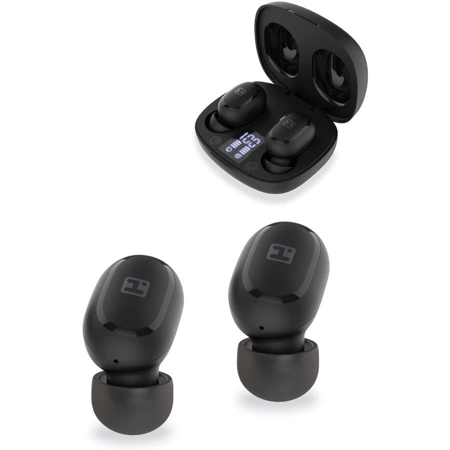 XT-45 Bluetooth Stereo Weather-Proof Earphones with Charging Case and USB Charging Cable (BE-206) Image 1