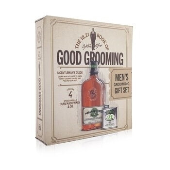 18.21 Man Made Book of Good Grooming Gift Set Volume 4: Spiced Vanilla (Wash 532ml + Oil 60ml) 2pcs Image 2