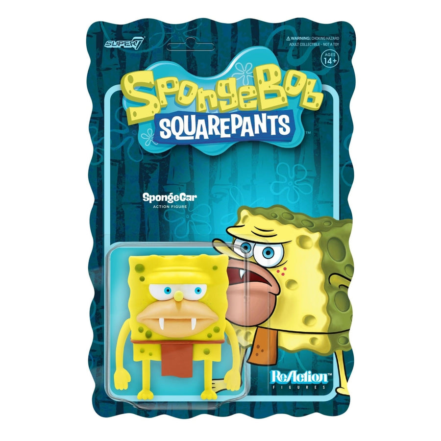 SpongeGar Spongebob Squarepants Caveman Detail ReAction Figure Super7 Image 1