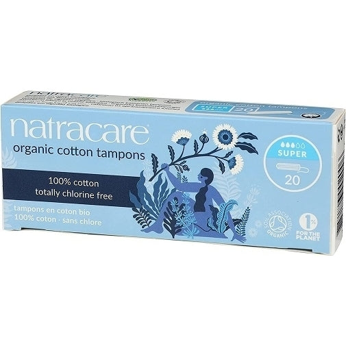 Natracare Organic Cotton Tampons Super Image 1