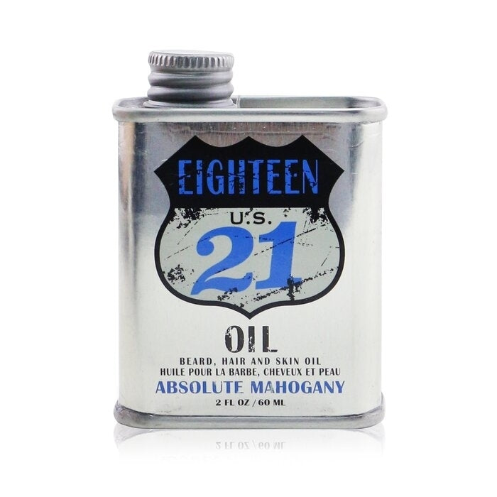 18.21 Man Made - BeardHair and Skin Oil -  Absolute Mahogany(60ml/2oz) Image 1