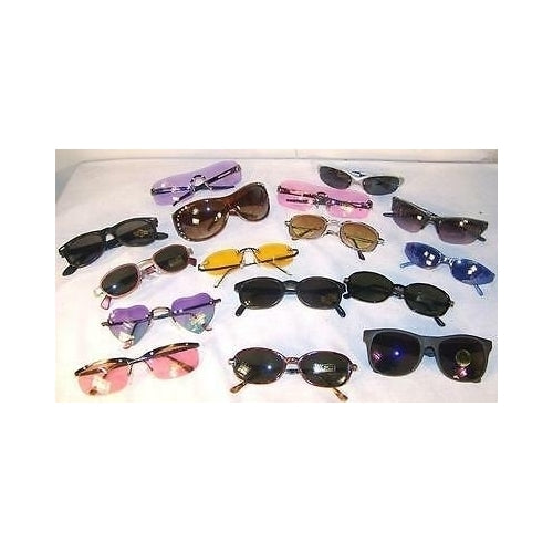 25 BULK LOT SUNGLASSES mens women glasses eyewear sunglass  wholesale Image 1