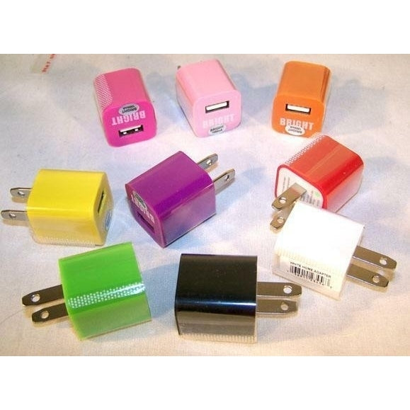 1 BAG USB WALL CHARGER BULK PACKAGE cellular phone accessory cell 10 PC BAG 470 Image 1