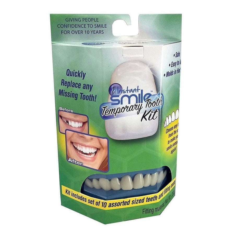 INSTANT SMILE TEETH REPLACEMENT KIT fast and easy replace missing tooth temporary Image 1