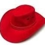 1 RED ROPER COWBOY HAT with rope headband western cowboys wear caps  nt134 Image 1
