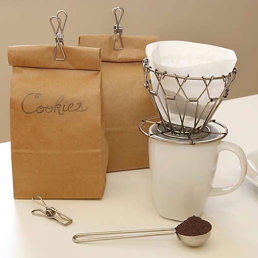 Kikkerland Design Collapsible Pour Over Coffee Maker Set Image 1